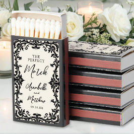 Perfecte Match Vintage Getekende Trouwgunst