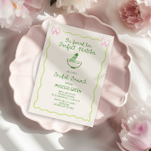 Perfecte Matcha Hand getrokken bruids brunch