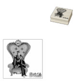 Perfecte meesterlijke graaf hertog zegel boeiend rubberstempel (Gestempeld)