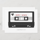 Perfecte mengeling - Meng Tape en sla de datumkaar Save The Date (Voorkant / Achterkant)