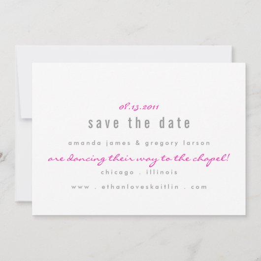 Perfecte Mengeling sparen de Datum Save The Date (Achterkant)