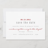 Perfecte Mengeling sparen de Datum Save The Date (Achterkant)