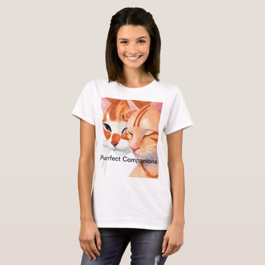 Perfecte metgezellen t-shirt (Voorkant volledig)