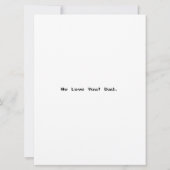 Perfecte minimalistische fotocollage familieherinn (Achterkant)