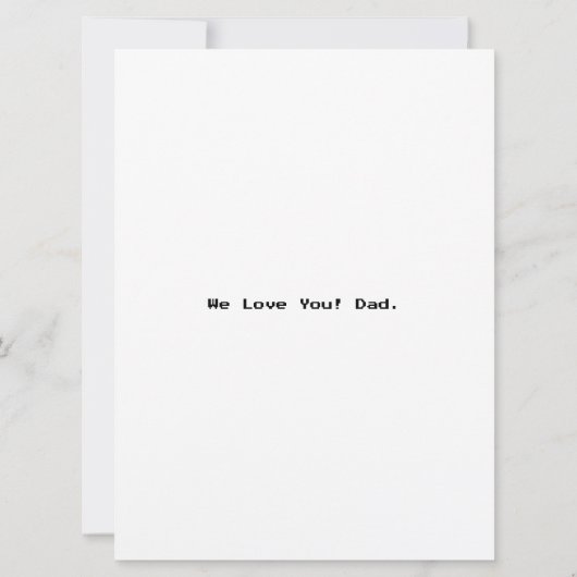 Perfecte minimalistische fotocollage familieherinn (Achterkant)