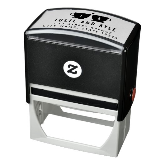 Perfecte mix gepersonaliseerde rubberen stempel (Product)