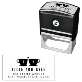 Perfecte mix gepersonaliseerde rubberen stempel (In situ)