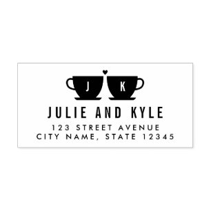 Perfecte mix gepersonaliseerde rubberen stempel