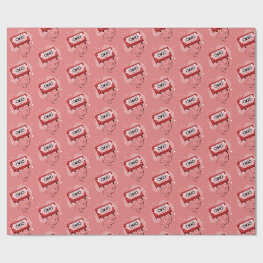 Perfecte Mixtape-Valentijn Cadeaupapier (Vlak)