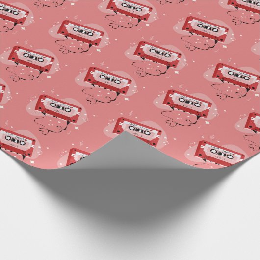 Perfecte Mixtape-Valentijn Cadeaupapier (Hoek)