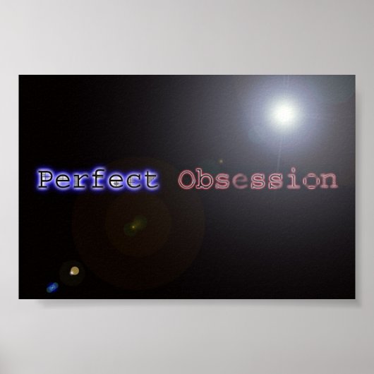 Perfecte obsessieband poster (Voorkant)