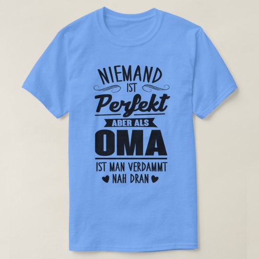 Perfecte oma t-shirt (Design voorkant)