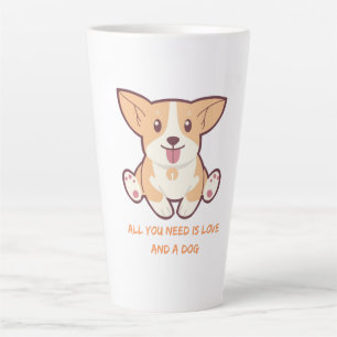 Perfecte Ontwerpen voor Hondenliefhebbers & Honden Latte Mok