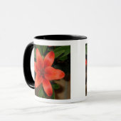 Perfecte Oranje Lily Flower Mok (Voorkant links)