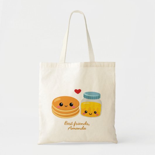 Perfecte overeenkomst voor de "Kawaii pancake Marp Tote Bag (Voorkant)