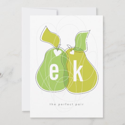 Perfecte paar sparen de Datum Save The Date (Voorkant)
