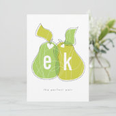 Perfecte paar sparen de Datum Save The Date (Staand voorkant)