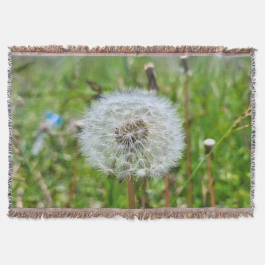 Perfecte Paardenbloem – Botanische Macro Fotografi Deken (Voorkant)