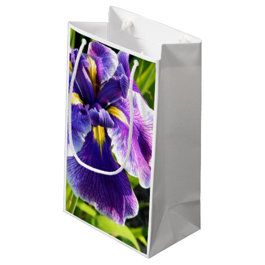 Perfecte Paarse Iris Gift Bag Klein Cadeauzakje (Achterkant Gekanteld)
