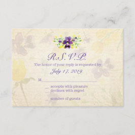 Perfecte Paarse slipjes, reactie Kaarten RSVP Kaartje