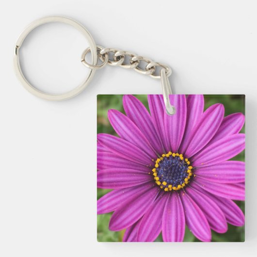 Perfecte Paarse ventilatorkop Sleutelhanger (Voorkant)