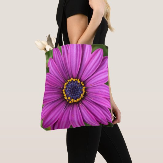 Perfecte Paarse ventilatorkop Tote Bag (Dichtbij)