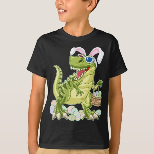 Perfecte paasmakreelboys TRex Dino T-shirt (Voorkant)