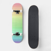 Perfecte pastel Rainbow Board Persoonlijk Skateboard (Voorkant)