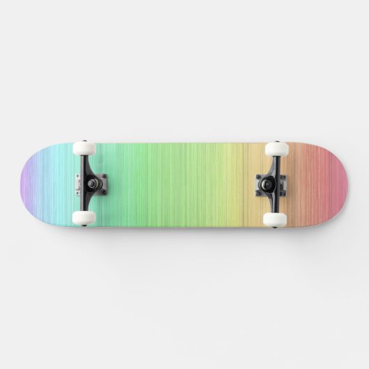 Perfecte pastel Rainbow Board Persoonlijk Skateboard (Horizontaal)