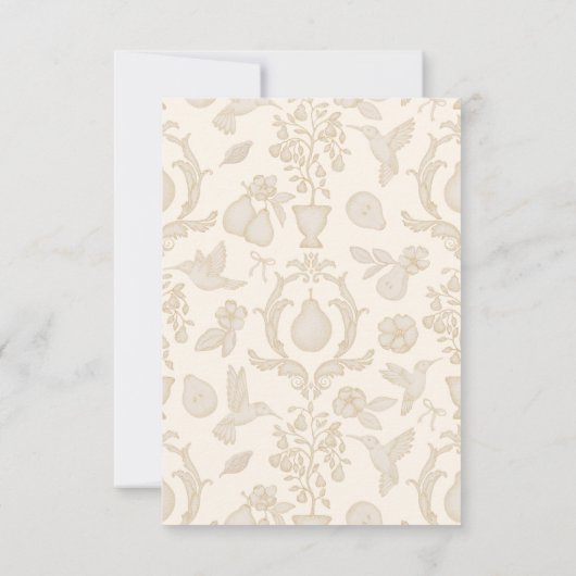 Perfecte Peer Bruidsfeest | Gouden Dankjewelbriefj Bedankkaart (Achterkant)