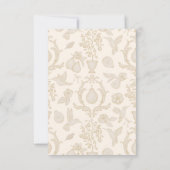 Perfecte Peer Bruidsfeest | Gouden Dankkaartje Bedankkaart (Achterkant)