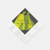 Perfecte peer gefeliciteerd servet (Hoek)