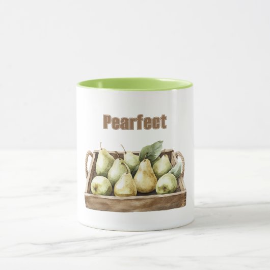 Perfecte Peer Groen Fruit Mok (Midden)