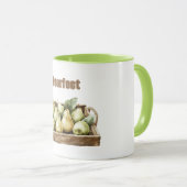 Perfecte Peer Groen Fruit Mok (Voorkant rechts)