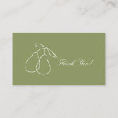 Perfecte Peer Moderne Bruidsborrel Recept Informatiekaartje (Achterkant)