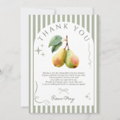 Perfecte Peer Retro Oud Geld Paar Bruidsmeisjesfee Bedankkaart (Voorkant)