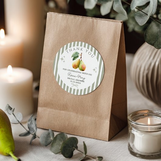 Perfecte Peer Retro Oud Geld Paar Bruiloftsfeest Ronde Sticker