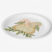 Perfecte peer rond papier Bord (Gekanteld)