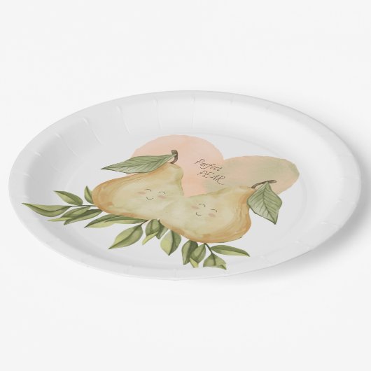 Perfecte peer rond papier Bord (Gekanteld)