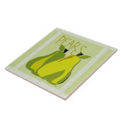 Perfecte Peer (structuur/munt) Tegeltje (Zijkant)