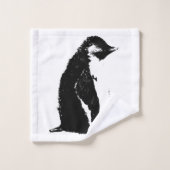 Perfecte penguin Towel Set Bad Handdoek (Wasdoekje)