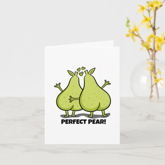 Perfecte peren kaart (Gele Bloem)