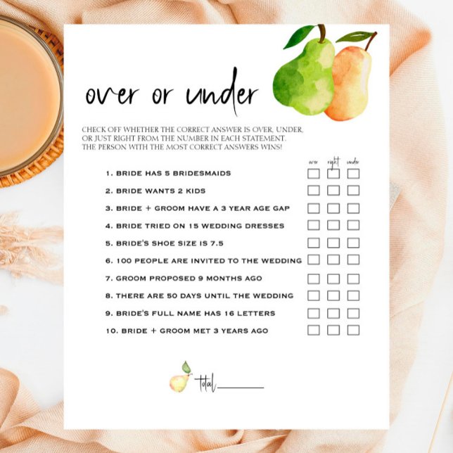 Perfecte peren - koppels schokken over of onder de (Creator heeft geüpload)