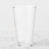Perfecte Perzik Bruiloftsfeestje Glas (Links)