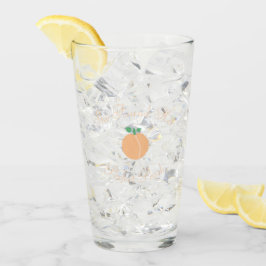 Perfecte Perzik Bruiloftsfeestje Glas