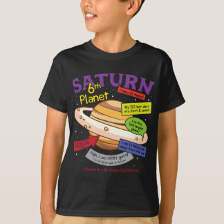 Perfecte Planeten, Leraren - Saturnus, voor Zonnes T-shirt