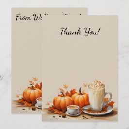 Perfecte Pompoen Party Halloween Thanksgiving Herf Bedankkaart