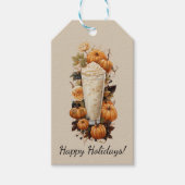 Perfecte Pompoen Party Halloween Thanksgiving Herf Cadeaulabel (Voorkant)