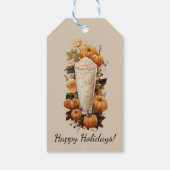 Perfecte Pompoen Party Halloween Thanksgiving Herf Cadeaulabel (Achterkant)