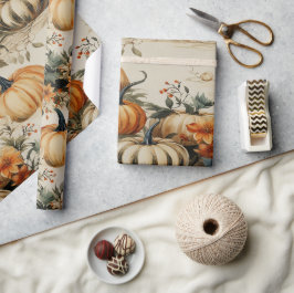 Perfecte Pompoen Party Halloween Thanksgiving Herf Cadeaupapier